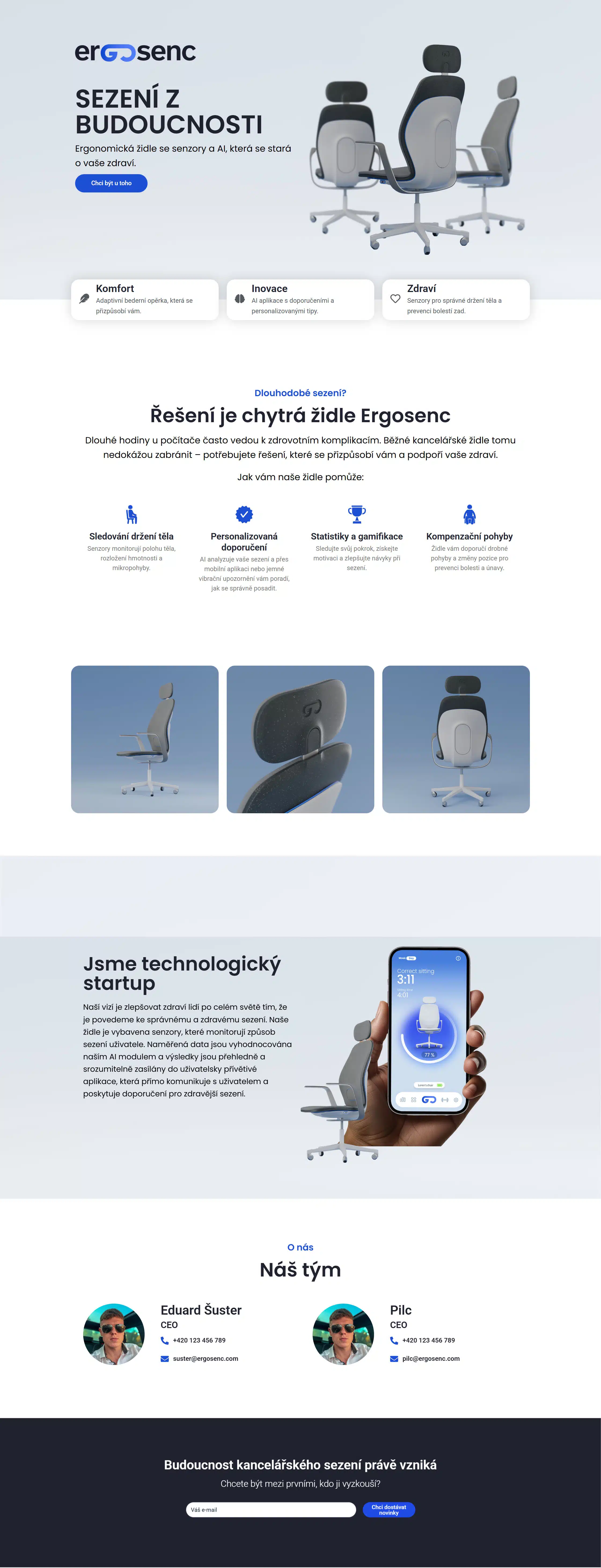 Ergosen.com – Inovace v ergonomii